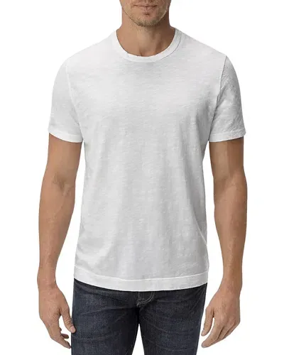 Buck Mason Cotton Textured Tee In White