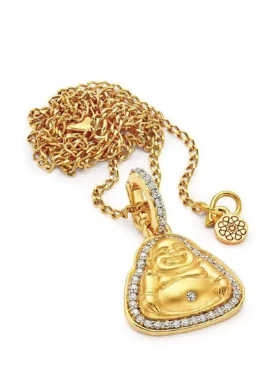 Buddha Mama 20kt Yellow Gold Happy Buddha Pendant