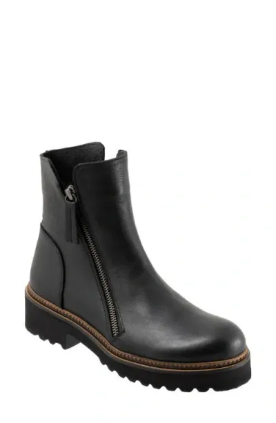 Bueno Ariana Zip-up Boot In Black