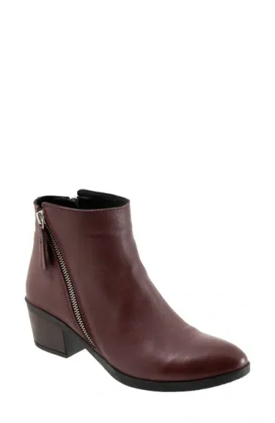 Bueno Camila Bootie In Merlot