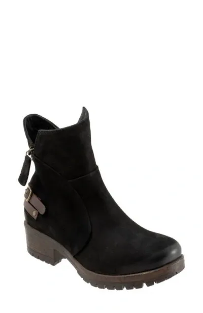 Bueno Fallon Bootie In Black Nubuck