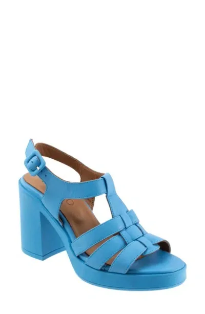 Bueno Lana Platform Sandal In Blue