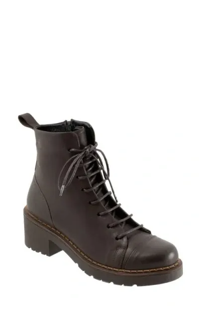 Bueno Nikita Lace-up Boot In Brown