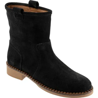 Bueno Olina Bootie In Black Suede