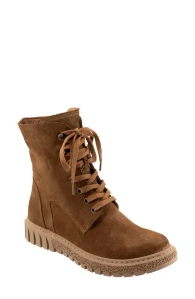 Bueno Scarlett Sneaker Boot In Tobacco Suede