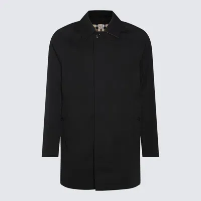 Burberry Black Cotton Coat