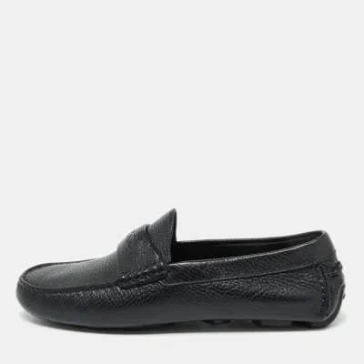 Pre-owned Burberry Black Leather Loafers Size 39