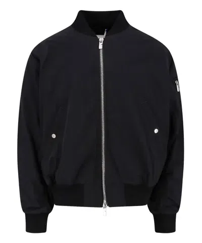 Burberry Bomber Jacket In Black