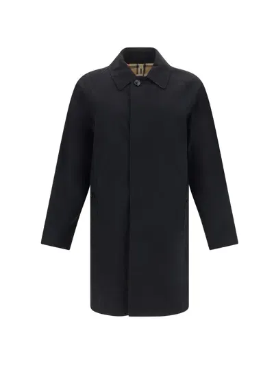 Burberry Camden Coat In Black