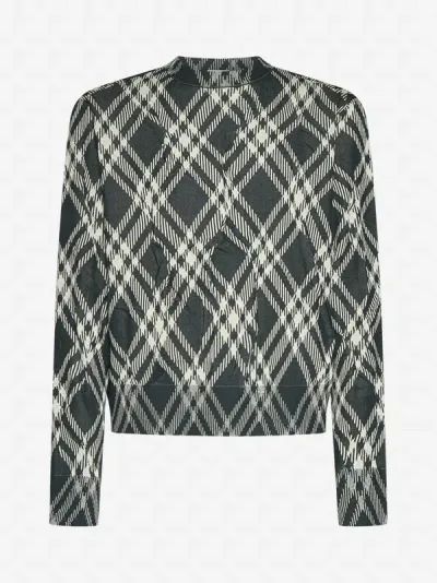 Burberry Sweater In Green