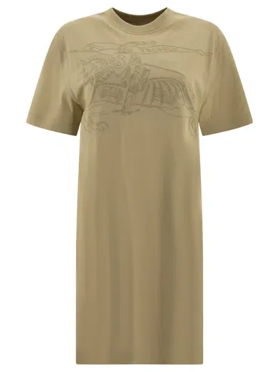 Burberry Dress With Ekd Dresses In Green