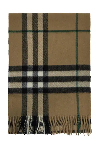 Burberry Ered Scarf In Cashmere In Multicolor