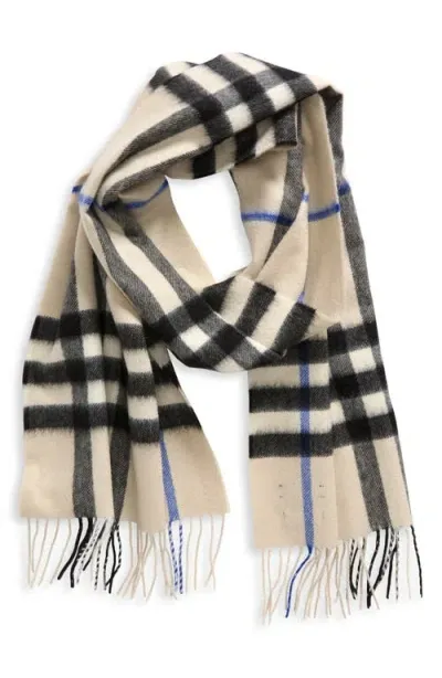 Burberry Giant Icon Check Cashmere Scarf In Multi