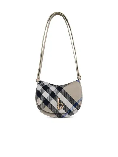 Burberry Rocking Horse Checked Mini Shoulder Bag In Multi