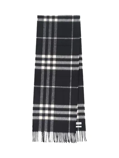 Burberry Scarfs In Black