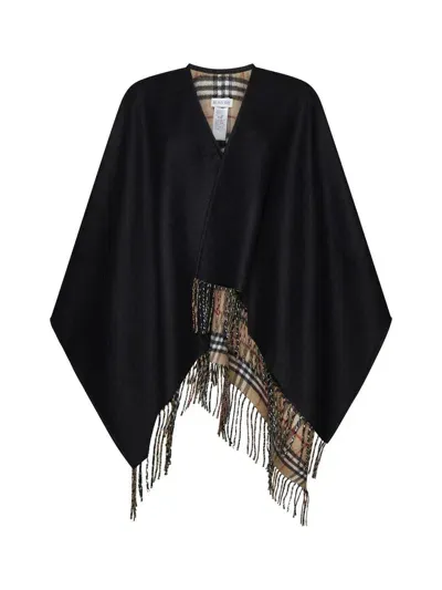 Burberry Scarfs In Black