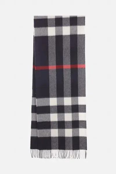 Burberry Scarfs In Blue