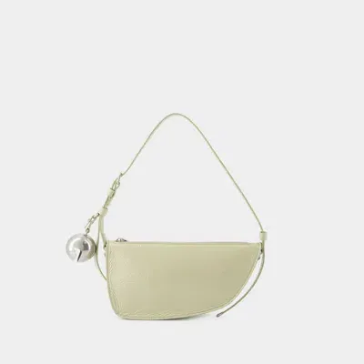 Burberry Shield Sling Mini Wallet On Chain -  - Leather - Beige In White