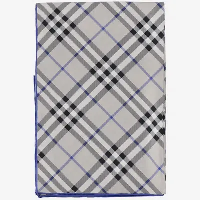 Burberry Silk Check Scarf In Multi