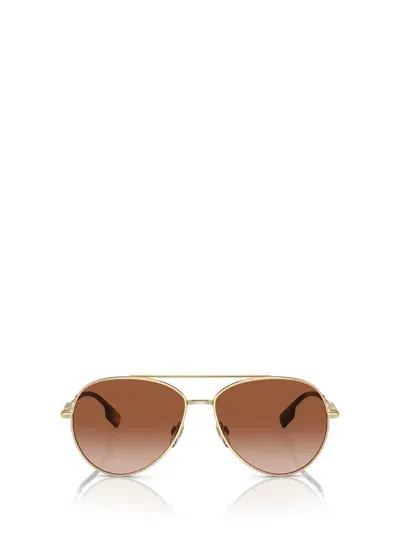 Burberry Sunglasses In Light Gold