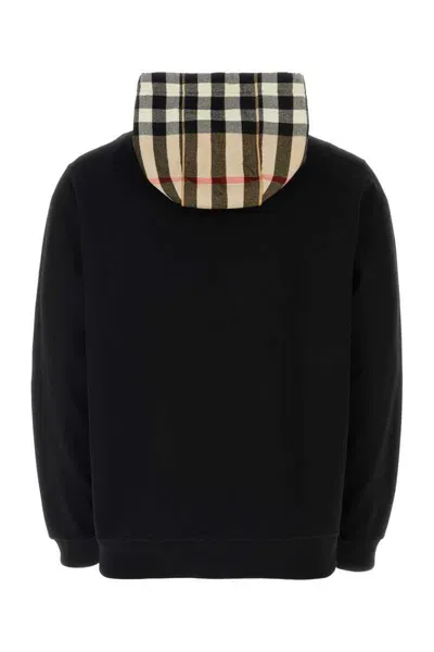 Burberry Sweatshirts In Black