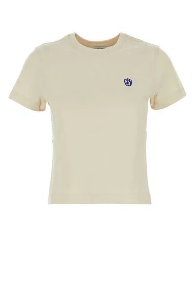 Burberry T-shirt In Beige