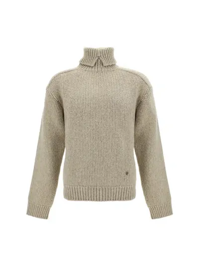 Burberry Turtleneck Sweater In Multicolor