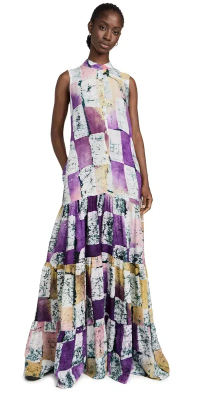 Busayo Folake Dress Multi Colored