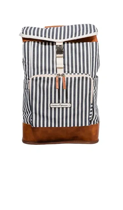 Business & Pleasure Backpack Cooler In Laurens Navy Stripe