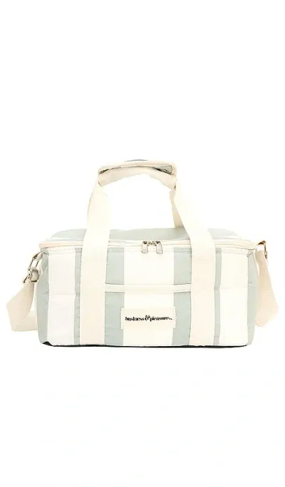 Business & Pleasure Holiday Cooler In Sage Capri Stripe