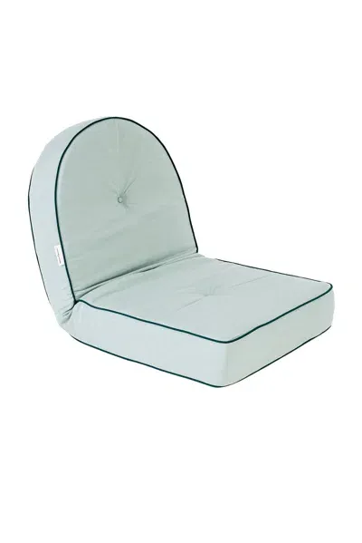 Business & Pleasure Reclining Pillow Lounger In Green