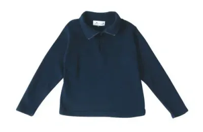 Busy Bees Kids'  Cotton Zip Sweater In Navy