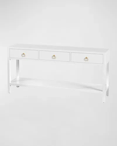 Butler Specialty Co Lark 3-drawer Console Table In White