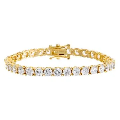 By Adina Eden Classic Tennis Bracelet In Gold - 6.5in/4mm