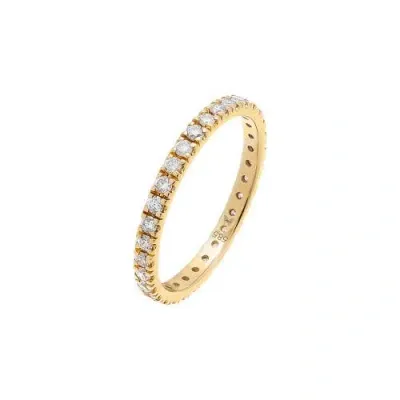 By Adina Eden Diamond Thin Band 14k In 14k Gold