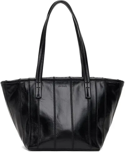 By Far Black Patchwork Bar Tote In Bk001 Black