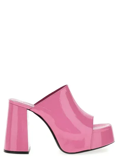 By Far Brad Platform Sandal In Pink