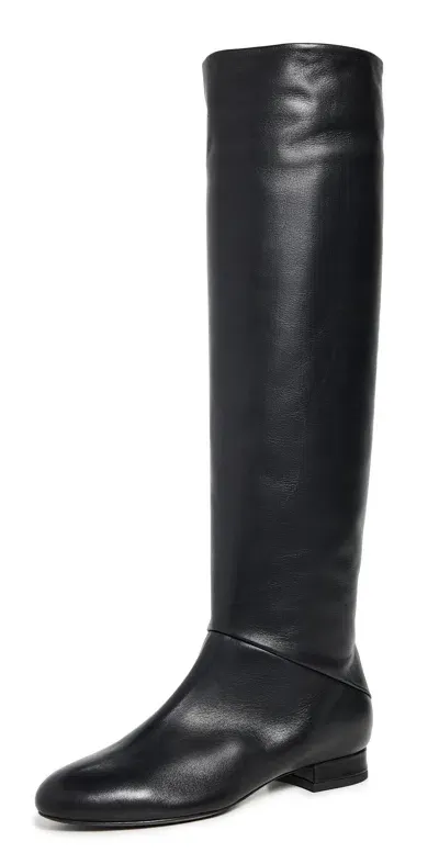 By Far Felix Black Nappa Leather Boots Black