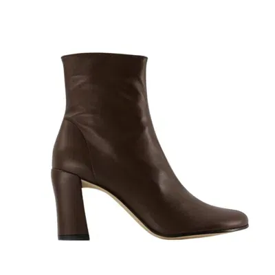 By Far Vlada Ankle Boots -  - Leather - Bear In Black