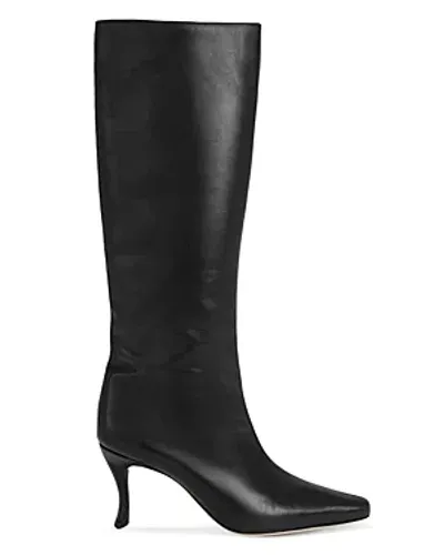 By Far Women's Stevie Pointed Toe High Heel Tall Boots In Black