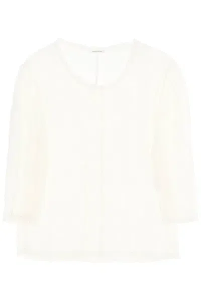 By Malene Birger Blusa Mikala In Cotone Biologico In White