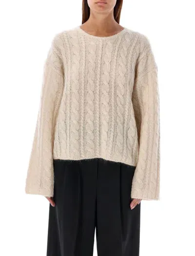 By Malene Birger Cable Knit In Neutrals