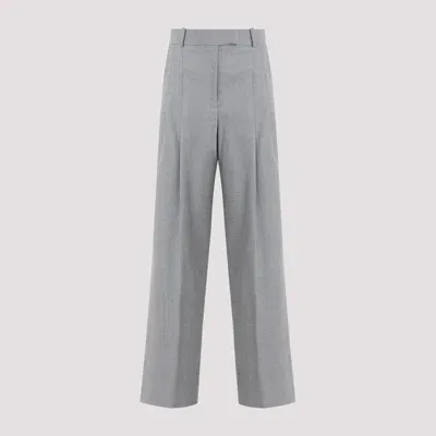 By Malene Birger Cymbaria Pleated Wide-leg Pants In Grey