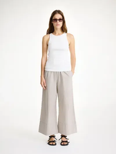 By Malene Birger Luisa High-waist Trousers In Warm Brown