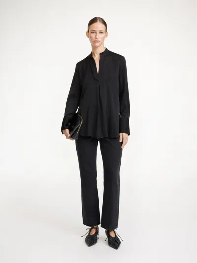 By Malene Birger Mabillon Silk Shirt In Black