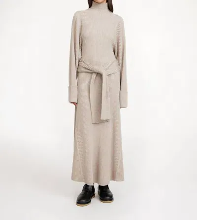 By Malene Birger Sloana Merino Wool Maxi Dress In Beige