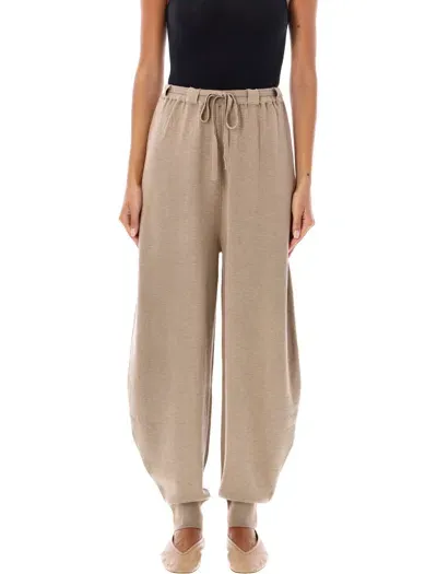 By Malene Birger Tevana Relaxed Knit Jogger Pants In Neutral