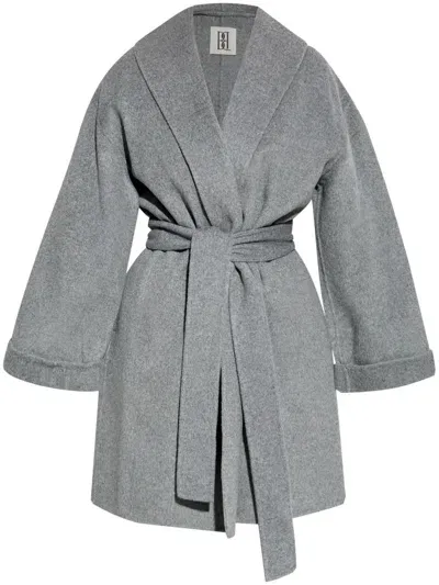 By Malene Birger Trullas Coat In Grey