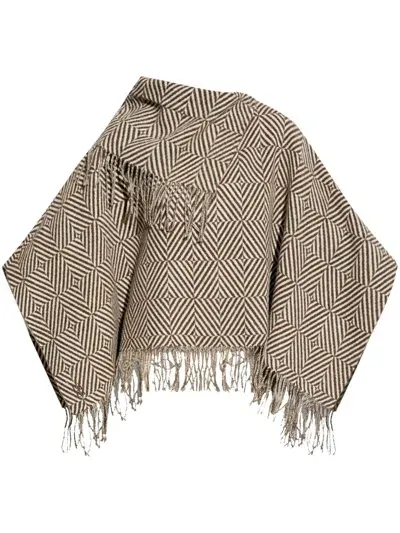 By Malene Birger Turtmas Poncho In Brown