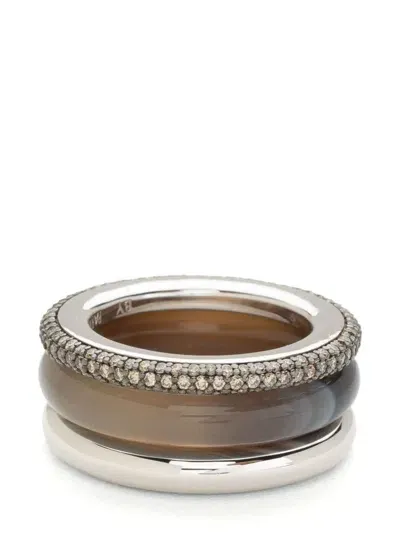 By Pariah Aurea Stack Ring In Silber